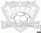 Emblem of the San Jose Earthquakes soccer team in MLS, California, United States