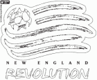 Logo of the football club in the MLS, New England Revolution of Massachusetts