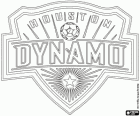 Emblem of Houston Dynamo, professional football team  in Texas