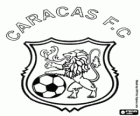 Emblem of Caracas FC, Venezuelan football club