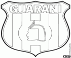 Emblem of Club Guaraní, football team from Paraguay