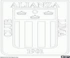 Emblem of Club Alianza Lima, Peruvian football club