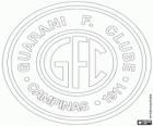 Emblem of the Guarani FC, football club from Campinas, Brazil