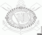 Emblem of SC Corinthians Paulista, Brazilian football club from the city of Sao Paulo