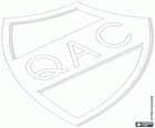 Emblem of Quilmes Atlético Club, argentinian sports club and soccer team