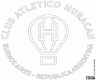 Logo of CA Huracán, sporting institution and football team in the city of Buenos Aires, Argentina