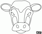 Mask of a cow