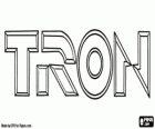 Logo of the first film Tron, 1982