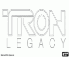 Logo of the movie Tron: Legacy 