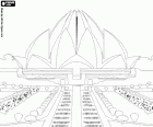 Lotus Temple, Bahá'í House of Worship in Delhi, India