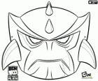 Humongousaur mask. Ben 10 Ultimate Alien