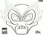 Big Chill mask. Ben 10 Ultimate Alien