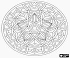Classic circular mandala