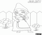 The beautiful Juliet is the daughter of the leader of Red Garden gnomes