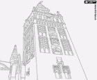 La Giralda, a former minaret of the Almohad mosque of Seville, now the bell tower of the Cathedral of Seville