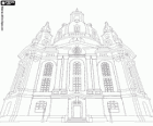 The Church of Our Lady is a Baroque Lutheran church and a symbol of reconciliation, the Frauenkirche in Dresden, Germany