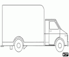 Side view of a truck to decorate