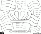 Koninginnedag or Queen's Day, national holiday in the Netherlands on april 30th to celebrate the birthday of the Queen