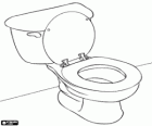Flush toilet with close coupled cistern