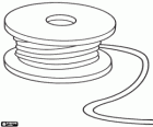 Spool of cable or reel of wire