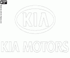 Logo of KIA Motors, South Korean automobile manufacturer