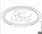 Ford logo. USA car brand