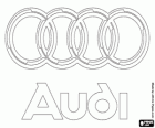 Audi logo, German car brand