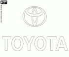 Toyota logo. Japanese automaker