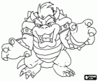 Bowser or King Koopa, the main enemy in Mario's games