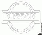 Nissan logo, Japanese car brand