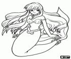 Rina or Lina, the mermaid princess of the North Atlantic Ocean