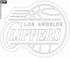 Logo Los Angeles Clippers, NBA team. Pacific Division, Western Conference