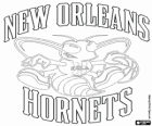 Logo New Orleans Hornets, NBA team. Southwest Division, Western Conference