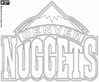 Logo Denver Nuggets, NBA team. Northwest Division, Western Conference