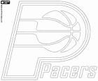 Logo of Indiana Pacers NBA team. Central Division, Eastern Conference