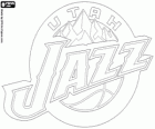 Logo Utah Jazz, NBA team. Northwest Division, Western Conference