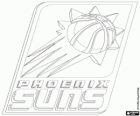 Logo of Phoenix Suns, NBA team. Pacific Division, Western Conference