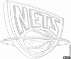 Logo New Jersey Nets, NBA team. Atlantic Division, Eastern Conference