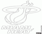 Logo Miami Heat, NBA team. Southeast Division, Eastern Conference