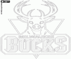 Logo Milwaukee Bucks, NBA team. Central Division, Eastern Conference
