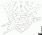 Logo of Oklahoma City Thunder, NBA team. Northwest Division, Western Conference