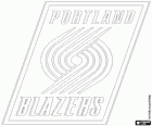 Logo Portland Trail Blazers, NBA team. Northwest Division, Western Conference