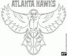 Logo Atlanta Hawks, NBA team. Southeast Division, Eastern Conference