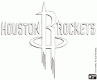 Logo Houston Rockets, NBA team. Southwest Division, Western Conference