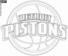 Logo Detroit Pistons, NBA team. Central Division, Eastern Conference