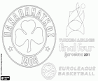 Panathinaikos, PAO, champion of the 2011 Euroleague Basketball