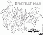 Bratbat Max. Invizimals. The pranksters vampires that scare human people