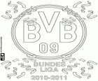 Borussia Dortmund, champion of the german football league Bundesliga 2010-2011