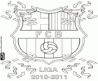 FC Barcelona, ​​Barça, champion of the Spanish football league 2010-2011