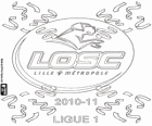 LOSC Lille, champion of the French football league, Ligue 1 2010-2011